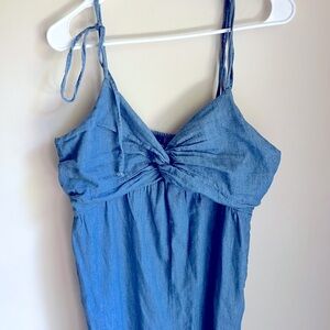 Old Navy denim wide legged romper